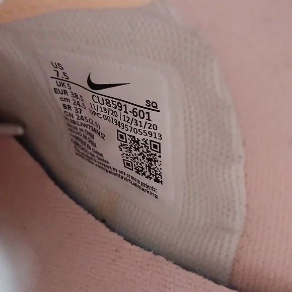 Nike Women Air Force 1 Shadow Sneakers Size 7.5 Womans - Picture 8 of 8